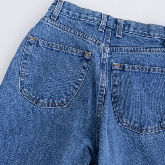 Vintage Bluenotes Mid-Wash High  Waisted Semi Relaxed Boot Cut Blue Jeans 28x30 - Picture 13 of 13